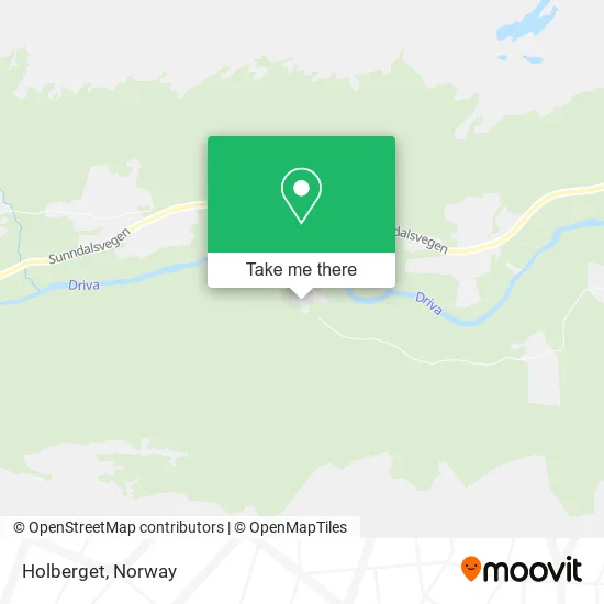 Holberget map