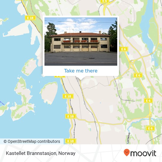 Kastellet Brannstasjon map