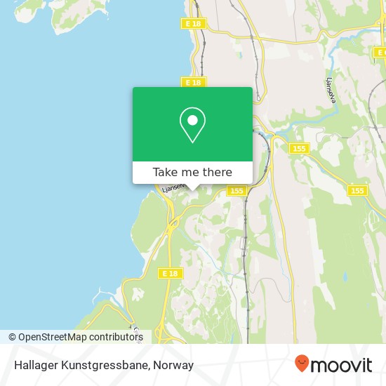 Hallager Kunstgressbane map