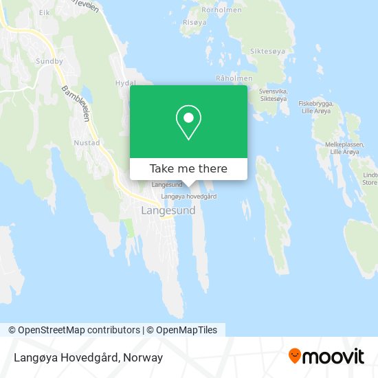 Langøya Hovedgård map