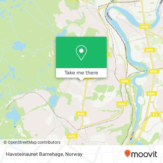 Havsteinaunet Barnehage map