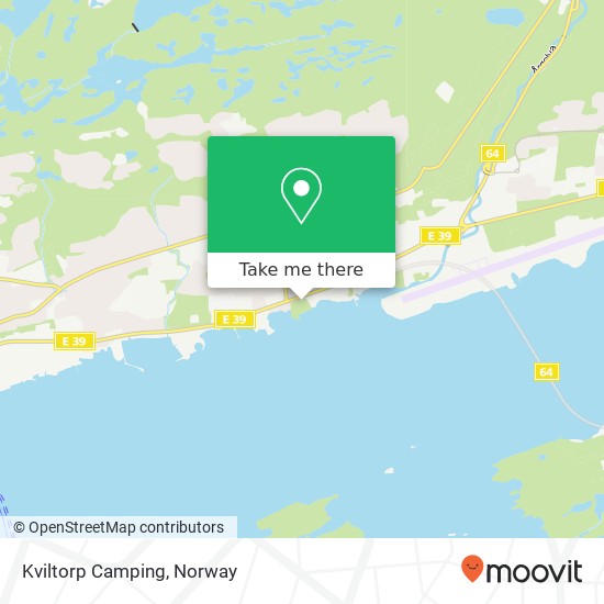 Kviltorp Camping map