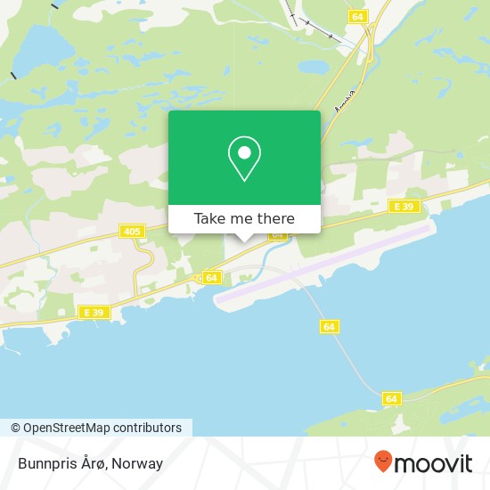 Bunnpris Årø map
