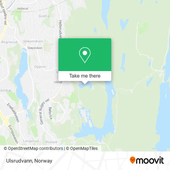 Ulsrudvann map