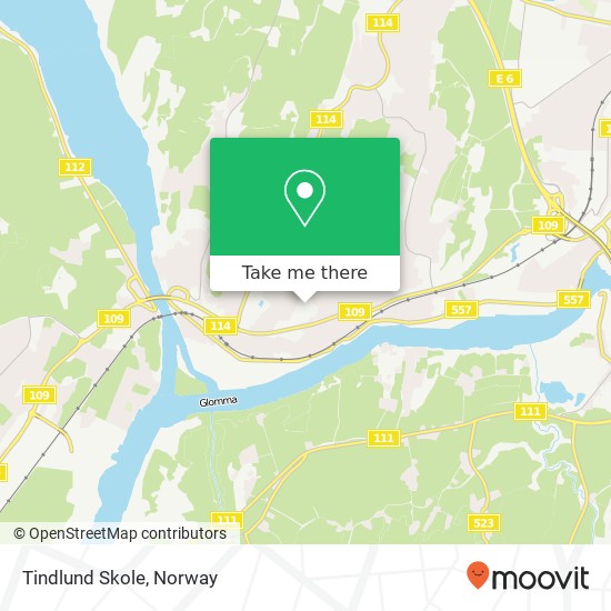 Tindlund Skole map