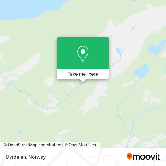 Dyrdalen map