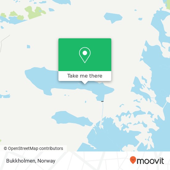 Bukkholmen map