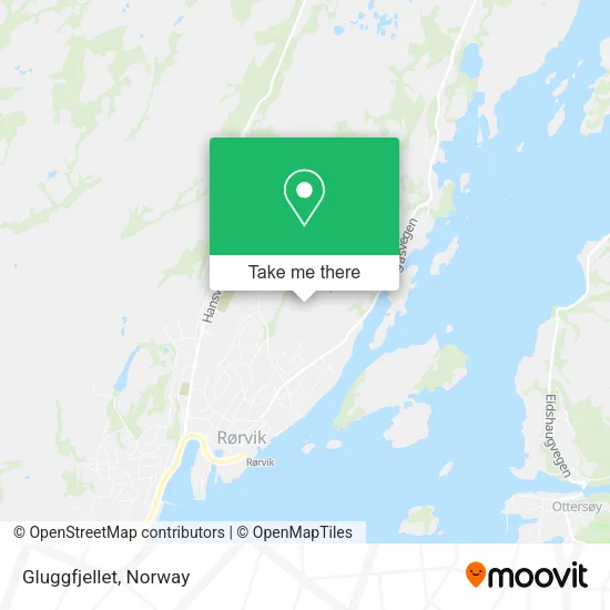 Gluggfjellet map