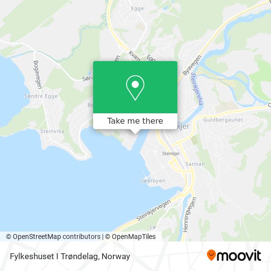 Fylkeshuset I Trøndelag map