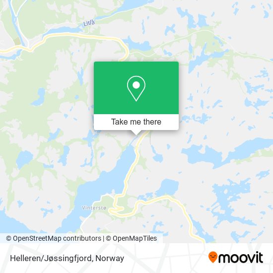 Helleren/Jøssingfjord map