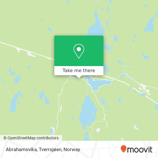 Abrahamsvika, Tverrsjøen map