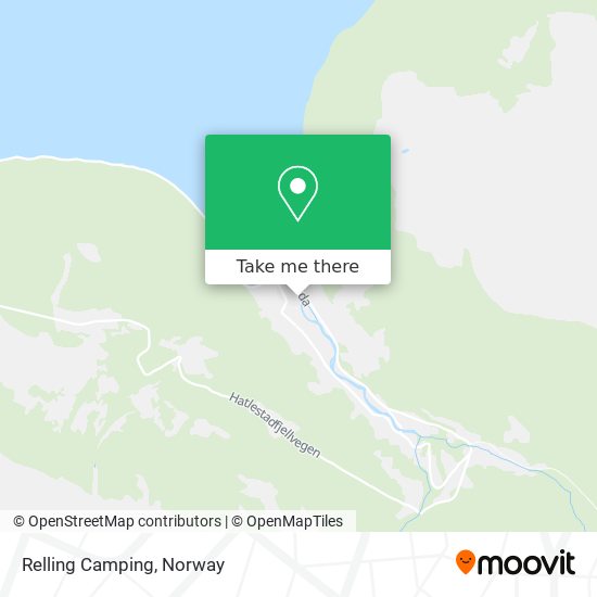 Relling Camping map