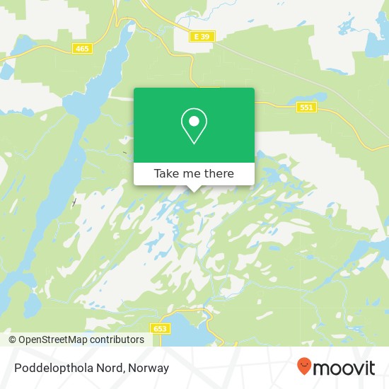 Poddelopthola Nord map