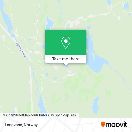 Langvann map