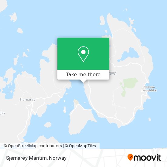 Sjernarøy Maritim map