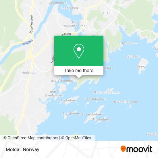 Moldal map