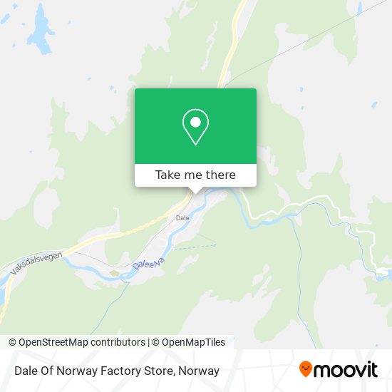 Dale Of Norway Factory Store map