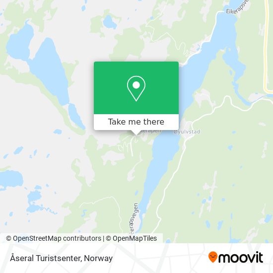 Åseral Turistsenter map