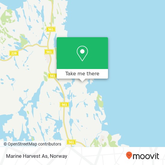 Marine Harvest As map
