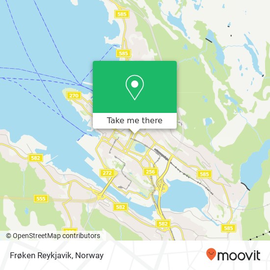 Frøken Reykjavik map