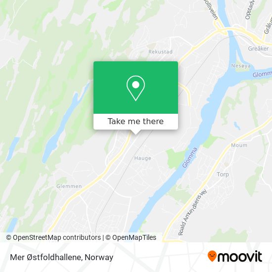 Mer Østfoldhallene map