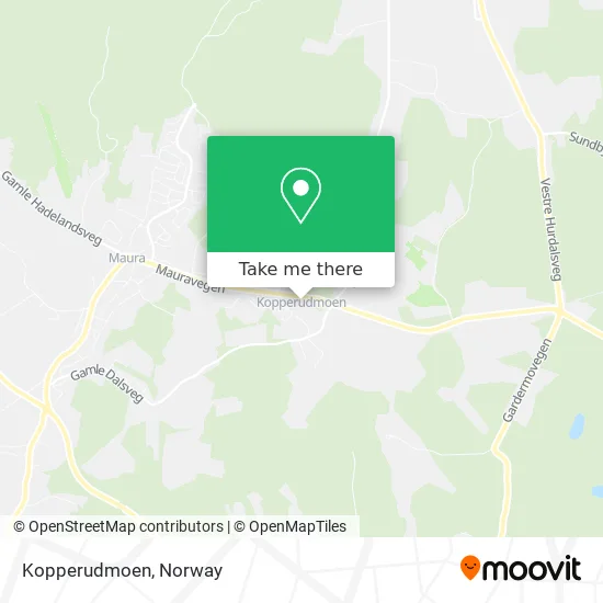 Kopperudmoen map