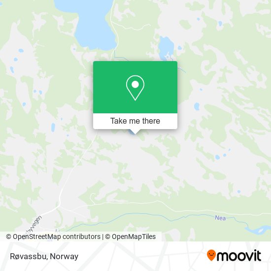 Røvassbu map