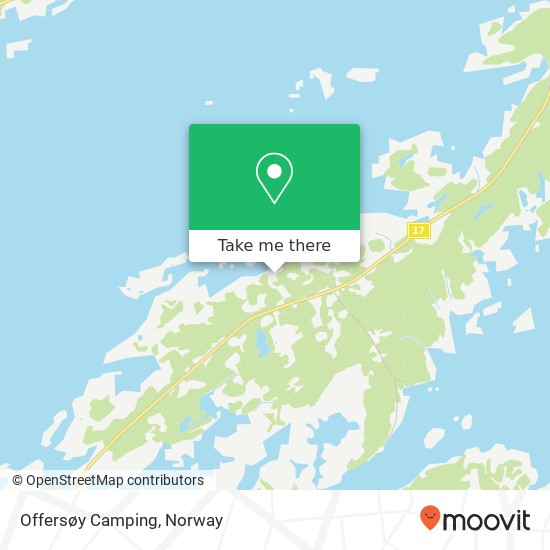 Offersøy Camping map