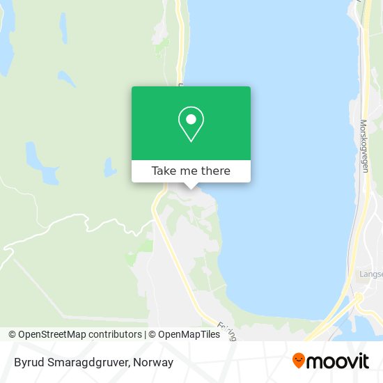 Byrud Smaragdgruver map