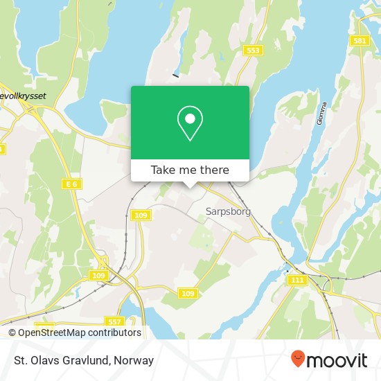 St. Olavs Gravlund map