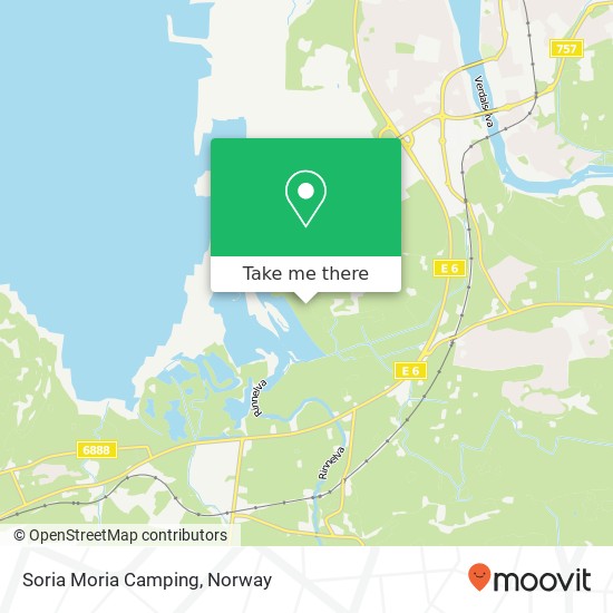 Soria Moria Camping map