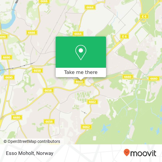 Esso Moholt map