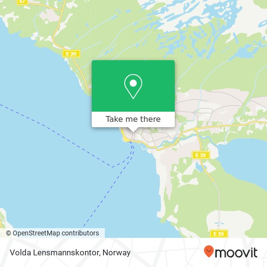 Volda Lensmannskontor map