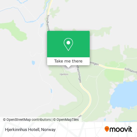 Hjerkinnhus Hotell map
