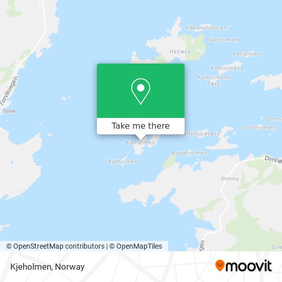 Kjeholmen map