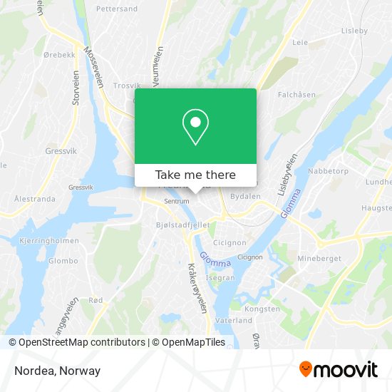 Nordea map