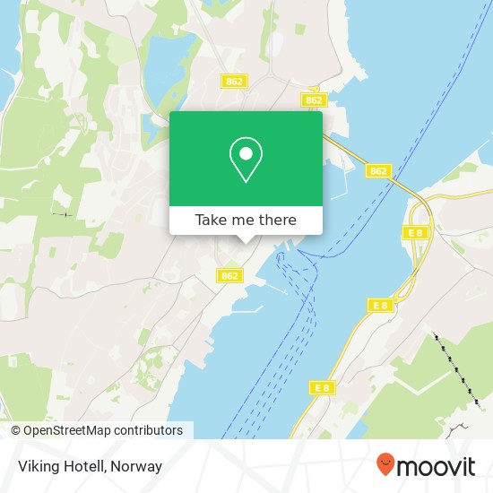 Viking Hotell map