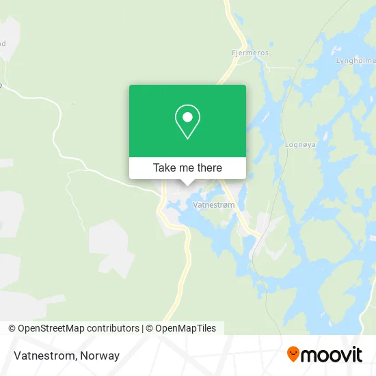 Vatnestrom map