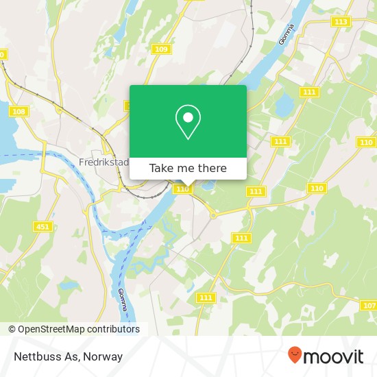 Nettbuss As map