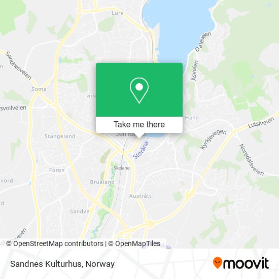 Sandnes Kulturhus map