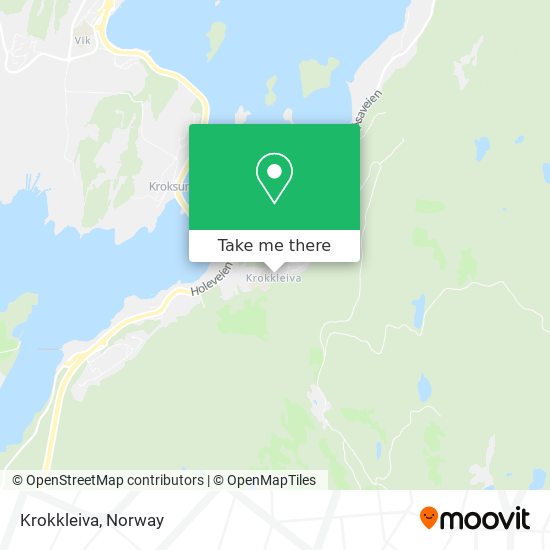 Krokkleiva map