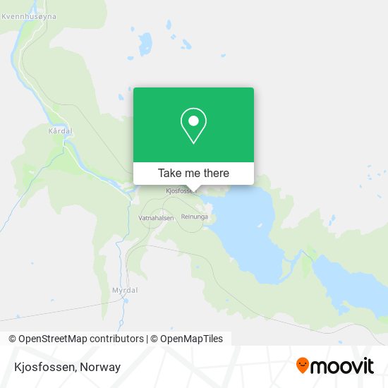 Kjosfossen map