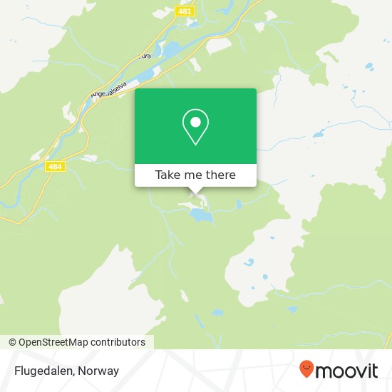 Flugedalen map