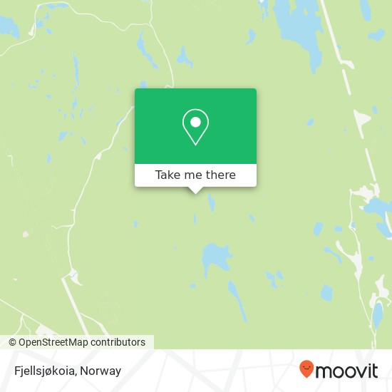 Fjellsjøkoia map