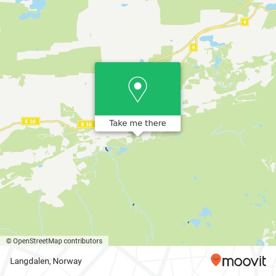 Langdalen map