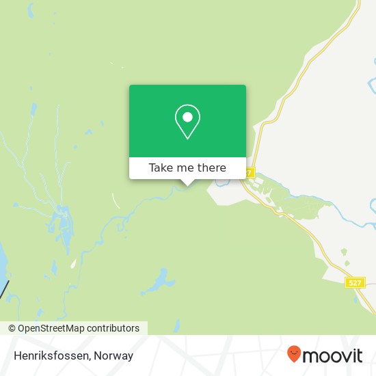 Henriksfossen map