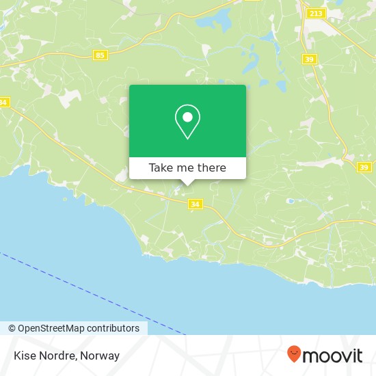Kise Nordre map