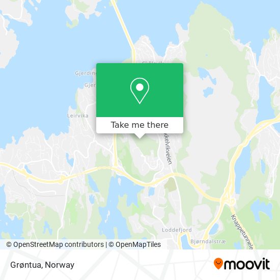 Grøntua map