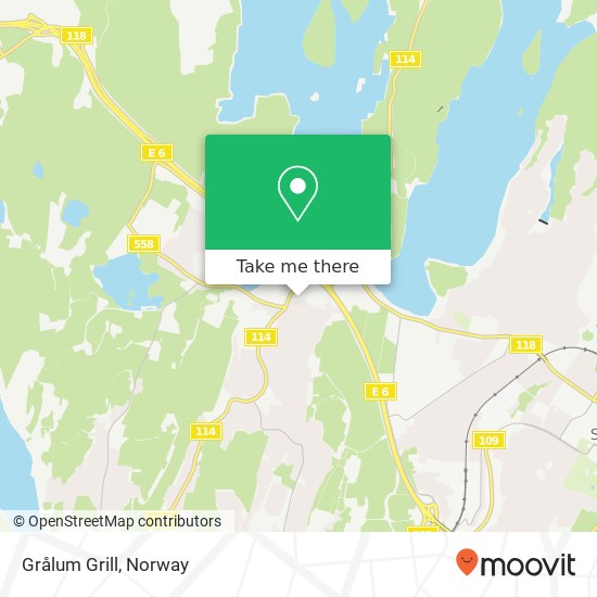 Grålum Grill map