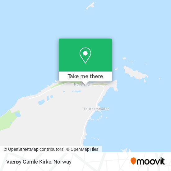 Værøy Gamle Kirke map